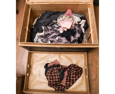A collection of late Victorian and Edwardian Ladies clothing to include: cotton boned camisole, linen blouses, a tweed and la