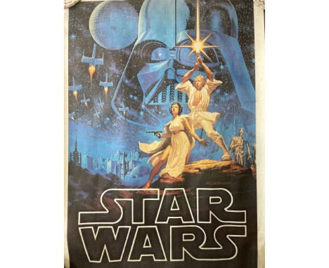 Star Wars Film Poster - 1977 Star Wars Film Brochure - 1977 Cinema ticket for 'Return of the Jedi' (second showing in Odeon M