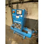 Boge C9R Receiver mounted rotary screw compressor with Nano NDL-070 ES Compressor air dryer,
