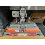 Uniholz Star bench mounted boring & insertion machine