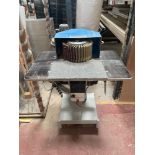 Unosand Multi 140 Horizontal edge sander, Serial No. 01-642 (2022) with single bag mobile extraction