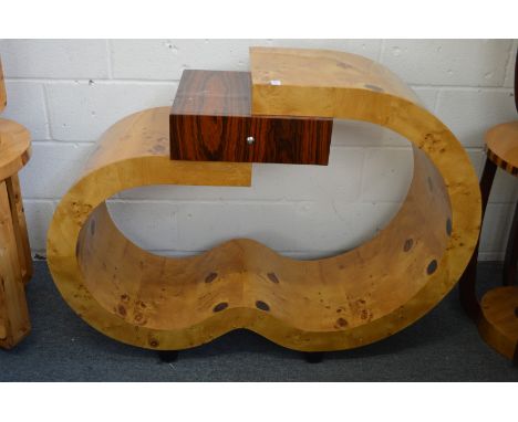 A stylish art deco style console table.