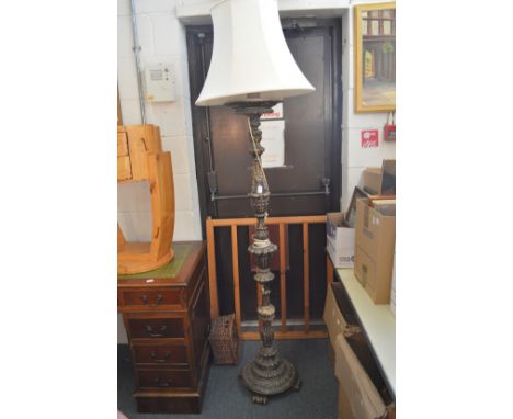 A decorative standard lamp.