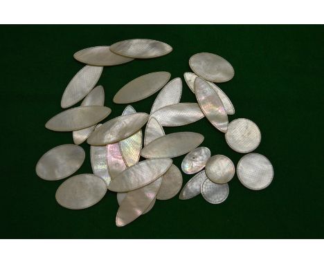 Chinese mother of pearl counters.