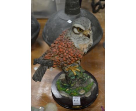 A model of a kestrel.
