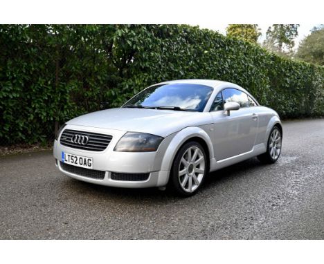   2002 Audi TT 1.8 T Quattro. Registration number LT52 OAG. Metallic Silver with Black leather upholstery 6-speed Manual tran
