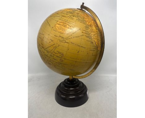 Early 20th century 9 inch Terrestrial Globe
