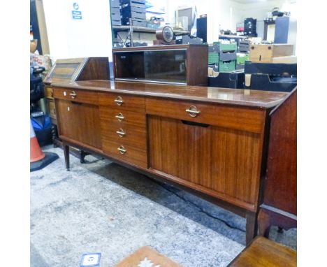 Lebus Mid Century Teak Sideboard. 4 Doors and 6 Drawers.Measures - W187cm