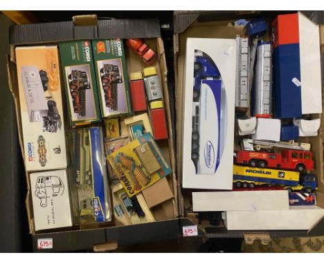 Assortment of Corgi Lorry vehicles to include ERF models, Michelin, Wincanton, Rolo, Fire engines, Stobart, Corgi Cargoes, Du