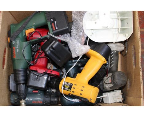 A job lot of battery powered tools (un-tested)Unable to post 