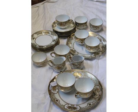 A Noritake fine porcelain tea service 25 pieces