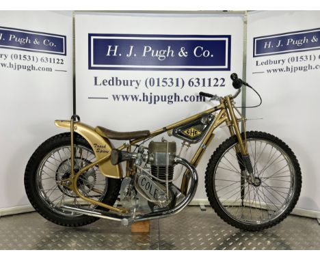 Cole Speedway motorcycle. 1973Frame - Cole (England)Engine - Cole 500cc mk. 3 (Jawa bore and stroke), 51 bhp and 8000 rpmClut