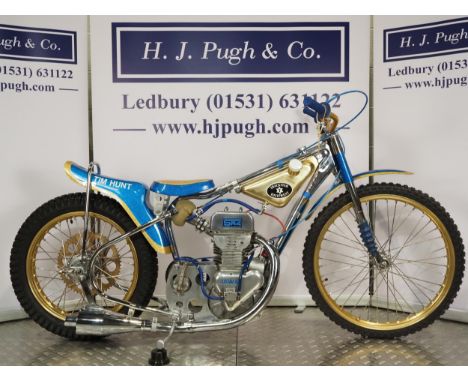 Camel-Street Speedway motorcycle. 1979.Believed ridden Tim Hunt.Frame - Camel (England), JLR, the infamous John Louis frame E
