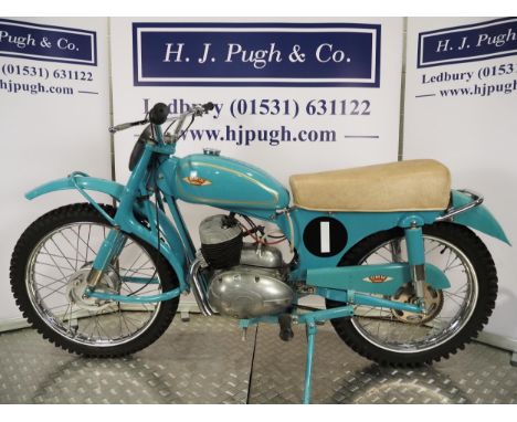 DMW mk10 scrambler. 1958. Frame No. 10P178 Engine No. 734B 5003 Comes with keys. Reg. 789 UXP. V5