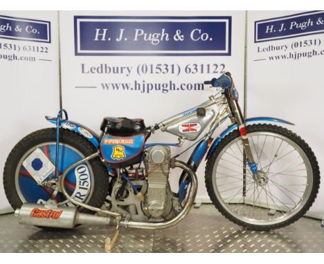 Godden Speedway motorcycle. 1991. Ridden by Hans Neilson Frame - Godden (England), with minor frame modifications at Hans Nie