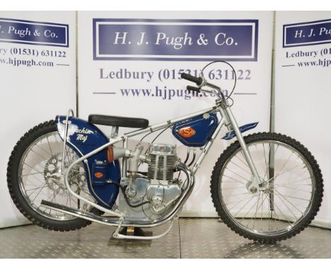 ESO Speedway motorcycle. 1956Believed ridden by Joachim Maj.Frame - ESO DT1 (Czechoslovakia), fitted with leading link forks 