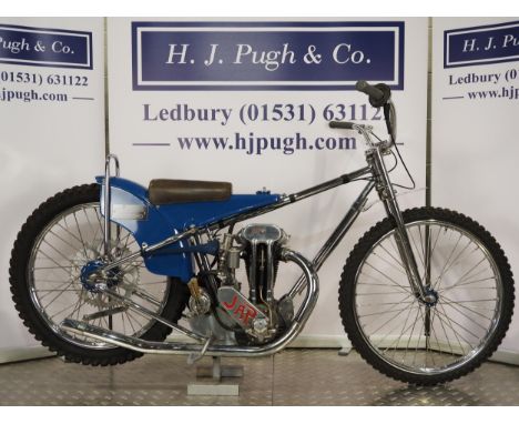 Biggs-J.A.P Speedway motorcycle. 1949.Ridden by Jack Biggs.Frame - Biggs mk. 2 (England)Engine - J.A.P 500cc short four, 45 b