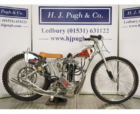 Excelsior-J.A.P Speedway motorcycle. 1948. Believed ridden by Split Waterman. Frame - Excelsior mk. 1 (England), Abridged ver