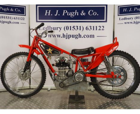 Emstar J.A.P Speedway motorcycle. 1962. Believed ridden by Ian Paterson himself. Frame - Emstar (Scotland), 'Ecurie moto spor