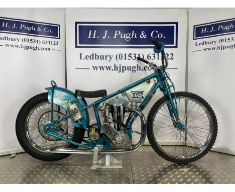 F.I.S Speedway motorcycle. 1959Believed ridden by Henryk Zyto.Frame - F.I.S (Poland) "Fedki-Izwwski-Stalowcy", (Rotrax copy)E