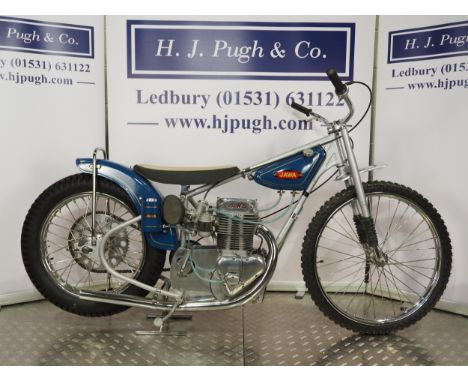 Jawa Speedway motorcycle. 1968Frame - Jawa (Czechoslovakia)Engine - Jawa 500cc D.T, 50 bhp and 8000 rpm. Engine No. 3558/1968