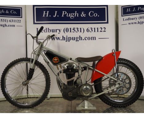 Erskine Staride J.A.P Speedway motorcycle. 1963. Believed ridden by Gordon McGregor. Frame - Staride (England) Engine - J.A.P