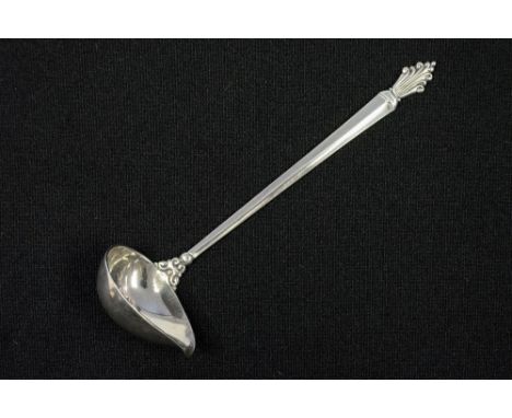Johan Rohde for Georg Jensen, an Acanthus silver toddy ladle, designed 1917, import marks for London 1925, 13cm long, 0.73ozt
