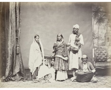 BOURNE (SAMUEL), and othersAlbum of 55 photographic views of India by Samuel Bourne, W. Baker, J.H.Clarke, Molterno, Craddock