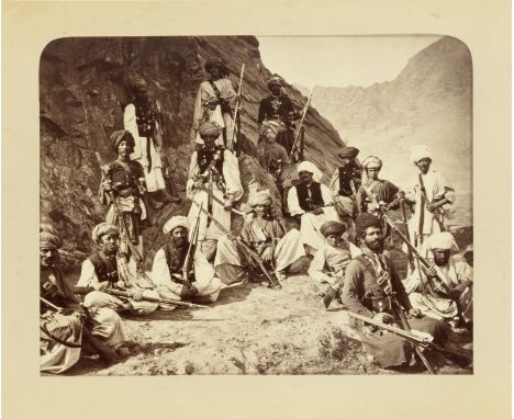 BURKE (JOHN)'Afghan War 1878-79. Peshawur Valley Field Force,  102 albumen prints by John Burke (typically c.240 x 295mm.; 2 