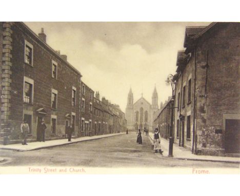 POSTCARDS - ASSORTED  Approximately ninety cards, comprising real photographic views of North Street from Market House, Taunt