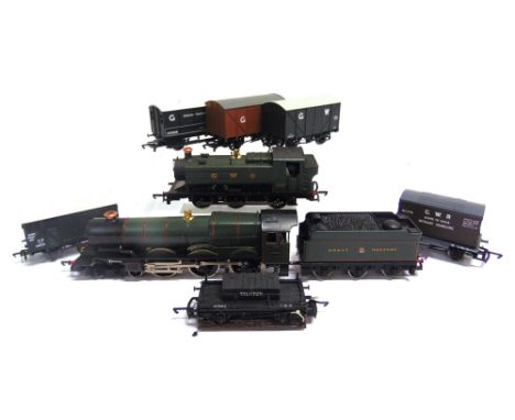 [OO GAUGE]. A G.W.R. COLLECTION  comprising a Lima No.L205103, G.W.R. King Class 4-6-0 tender locomotive 'King George V', 600