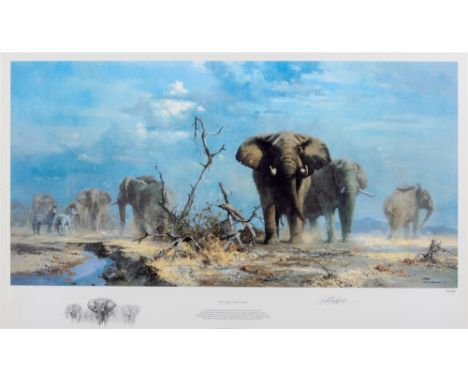 DAVID SHEPHERD (1931-2017) 'The Welcome Storm' Limited edition coloured print Signed in pencil, numbered 73/850, publishers b