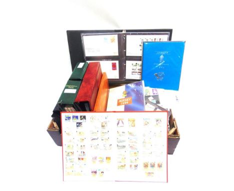 STAMPS - A CHANNEL ISLANDS COLLECTION  mainly Jersey &amp; Guernsey, including presentation packs and first day covers, (albu