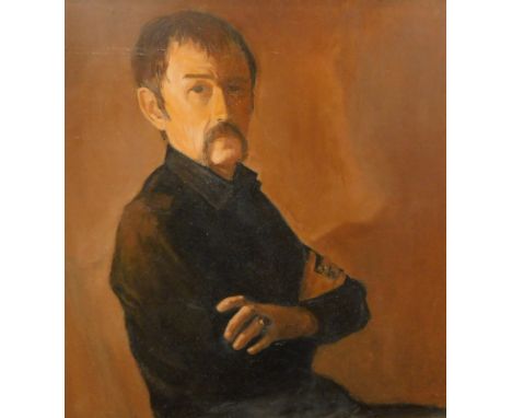 Nadia Cockayne (b.1933). Frederick W. Speight, St. Paul's Square, York, portrait, quarter profile, oil on board, 75cm x 70cm.