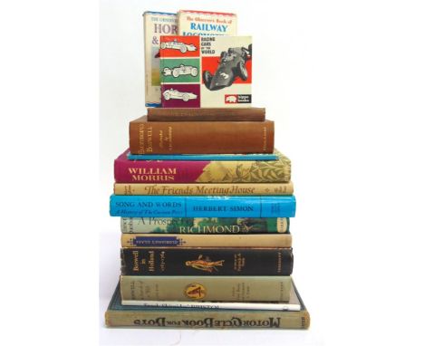 [MISCELLANEOUS] Simon, Herbert. Song and Words. A History of the Curwen Press, first edition, Allen & Unwin, London, 1973, bo