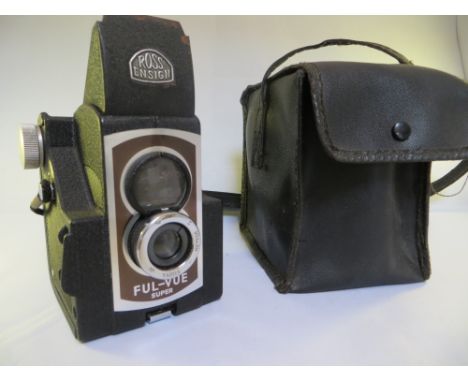Ross Ensign Ful Vue super camera and case.