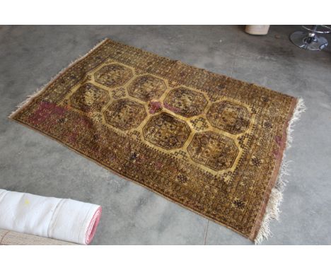 An approx. 7' x 4'5" vintage Persian rug