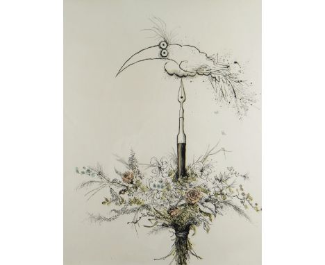 RONALD SEARLE (British, b.1920) limited edition (71/99) colour lithograph on wove - Bouquet Garni, signed, titled, numbered a
