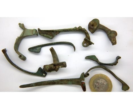 c400AD - Lot of Roman Bronze Fibulae. P&amp;P Group 1 (£14+VAT for the first lot and £1+VAT for subsequent lots) 