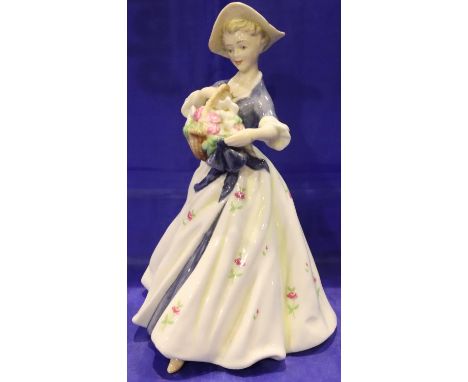 Royal Worcester figurine by FG Doughty, Summers Day, H: 21 cm. P&amp;P Group 2 (£18+VAT for the first lot and £3+VAT for subs