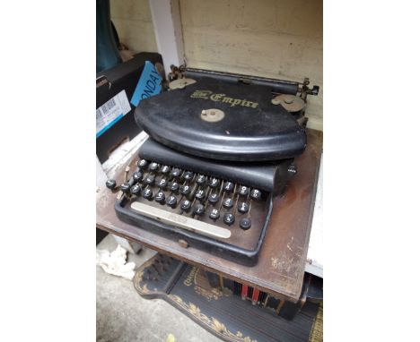 A vintage 'The Empire' typewriter. 