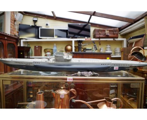 A battery powered model submarine, 113cm long.  