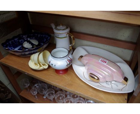 A collection of Carltonware and other similar pottery. 