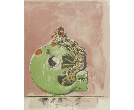 *Graham Sutherland OM (1903-1980)EMERGING INSECT, 1968 (Tass103)Lithograph, signed in pencil, numbered 69/7065 x 49cm*Artist'