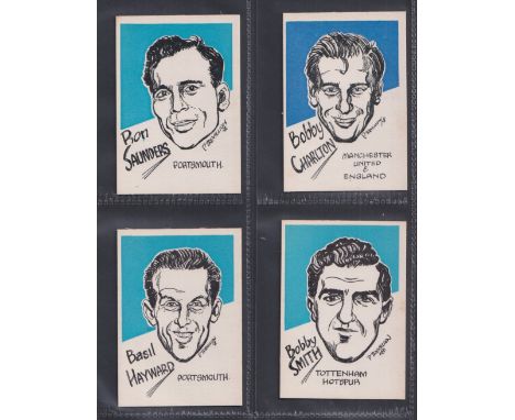 Trade cards, Master Vending, Cardmaster Do You Know (Football) XL size (set 50 cards) (3 cards printed on light brown card, t