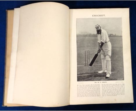 Book, 'The Sportfolio. Portraits and Biographies of Heroes and Heroines of Sport and Pastime' published by Newnes 1896 origin