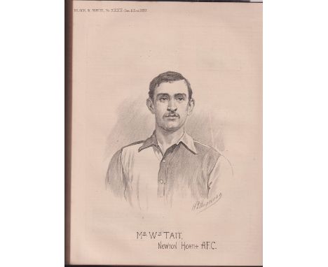 Magazine, 'Black &amp; White', An illustrated, Manchester published, weekly paper, 1887/1888, launched to coincide with and c