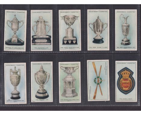 Cigarette cards, Churchman's, Sporting Trophies (set, 25 cards) (gd) 