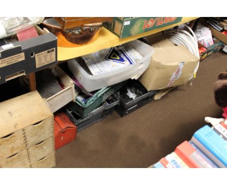 A LARGE QUANTITY OF TOOLS, ETC