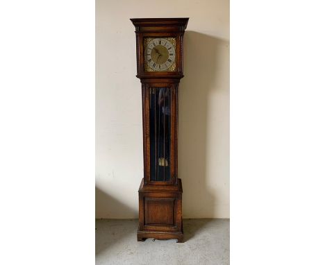 Longcase Granma clock (H190cm W43cm D25cm)